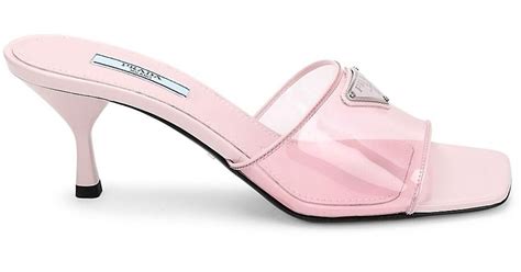 prada mules pink|prada moccasins women's.